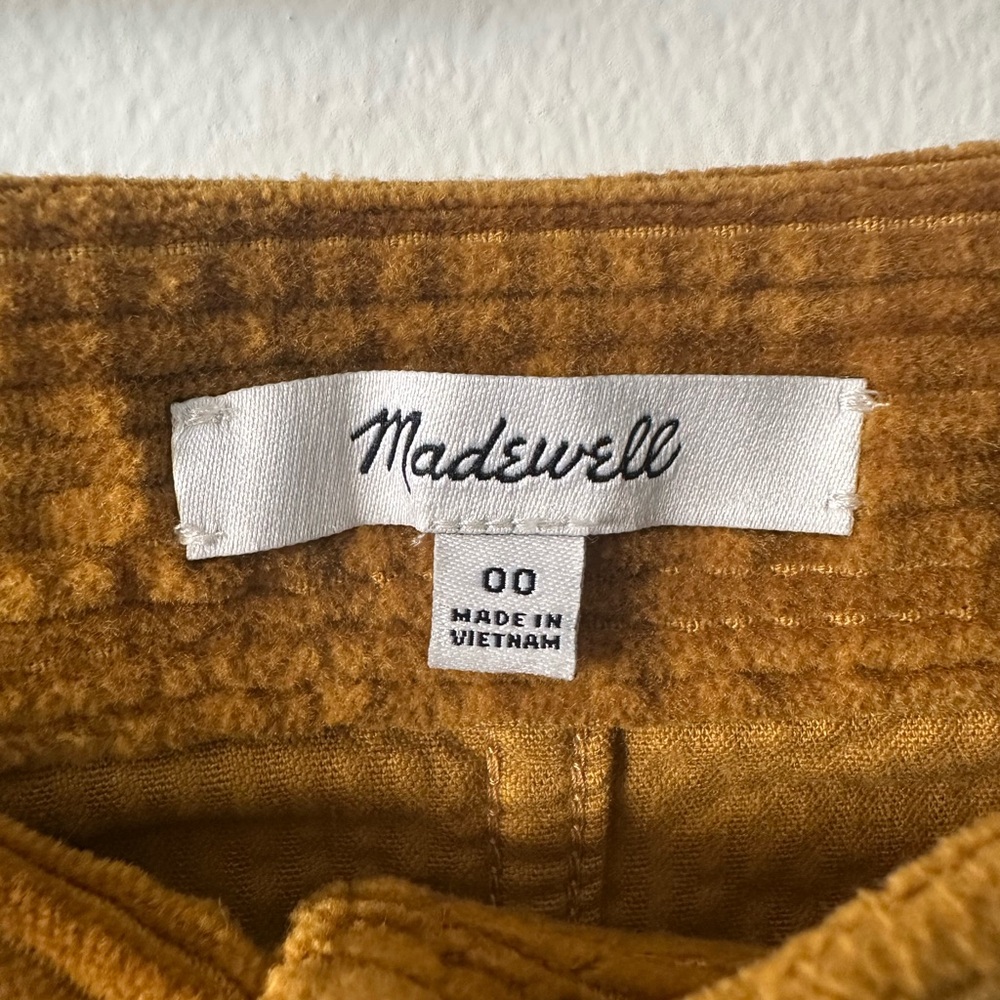 Madewell Corduroy Button-Front Mini Skirt - Picture 5 of 9